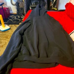 Black hoodie, 5X men's or women's.